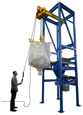 Bulk Bag Discharger with hoist (MTD-4K)